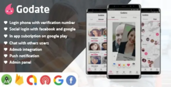 Godate – Dating App With Admin Panel