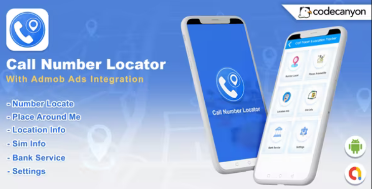 Android Location Tracker - Fack Call Number Locator (V_2) (Android 12 Supported)