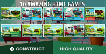 Bots Bundle 10 Games - HTML5 Game (capx)