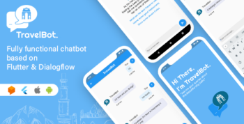 TravelBot - Flutter & DialogFlow based AI powered chatbot