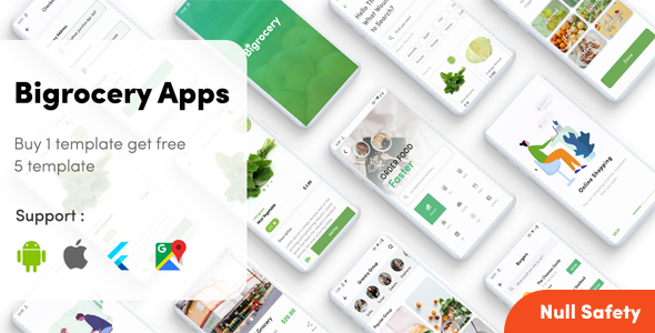 GoMart - Flutter Grocery Store App in flutter 3.0