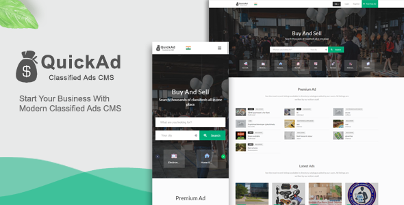 Modern Quickad Classified Template 2.0