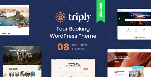 Triply - Tour Booking WordPress Theme 2.4.3