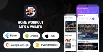 Home Workout for Men & Women - Flutter Android & iOS App 2.2