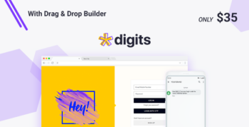 Digits : WordPress Mobile Phone Number OTP Signup and Login Form 8.3.2