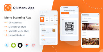 QR Menu - Flutter 3.x App with Laravel Backend 3.1.0