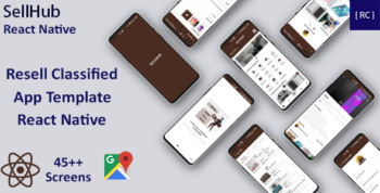 Classifieds App Template in React | Re-seller App | Buying Selling App | Online Selling App| SellHub 12 September 2023