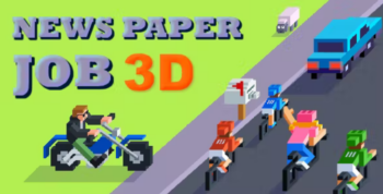 News Paper Job 3D HTML5 Game