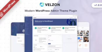 Velzon – Modern WordPress Admin Theme Plugin