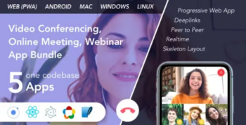Teammeet – Video Conference, Online Live Meeting, Webinar App Bundle (Web, Android & Desktop) 1.17.1