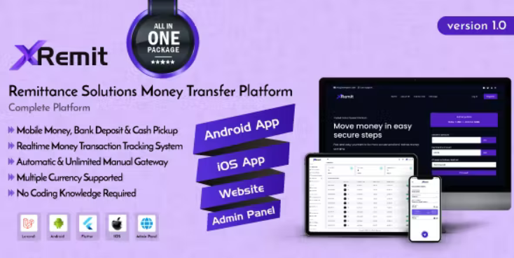 XRemit – Remittance Solutions Money Transfer Platform