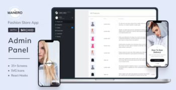 Manero – Fashion Store App with Laravel Orchid Admin Panel