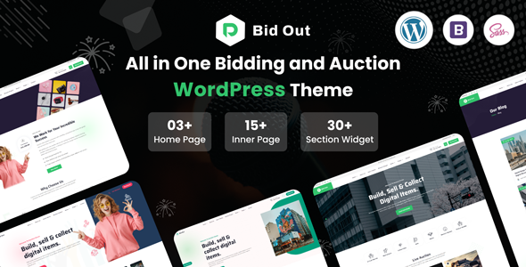 Bidout - Multivendor Bid and Auction WordPress Theme 1.2.0