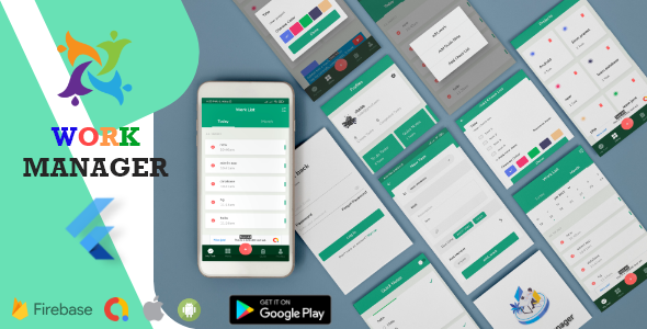 Work Manager Flutter App - with Group task System
