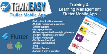 Learning Management System Flutter App - TrainEasy 24 March 2023