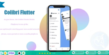 ColibriSM Flutter - For ColibriSM Social PHP Script 1.0.5
