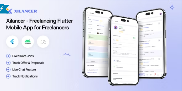 Freelancer Flutter Mobile App - Xilancer Freelancer Marketplace Platform