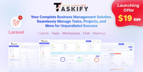 Taskify – Project Management – Task Management & Productivity Tool 2.0. ...