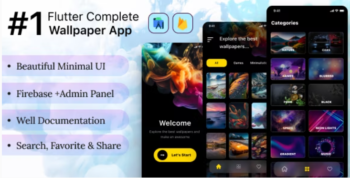 WallPaper App/Website/Admin Panel Using Fluter, Backend Firebase 13 October 2023