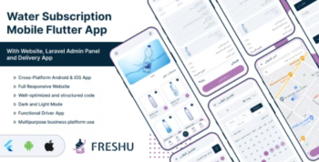 Freshu – Water Subscription App and Delivery eCommerce Flutter Mobile App 1.9