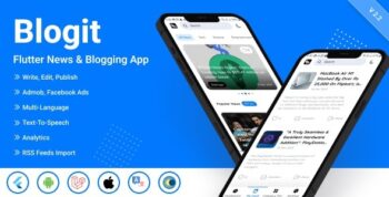 Blogit – Flutter Blog App and Website, News App with Laravel Admin Panel – Travel, News 2.2.2