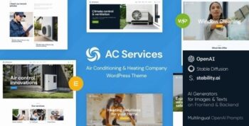AC Services | Air Conditioning and Heating Company WordPress Theme 2.0