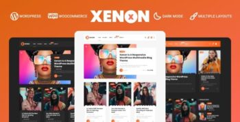 Xenon - Audio / Video Podcast & Blog WordPress Theme 1.4.2
