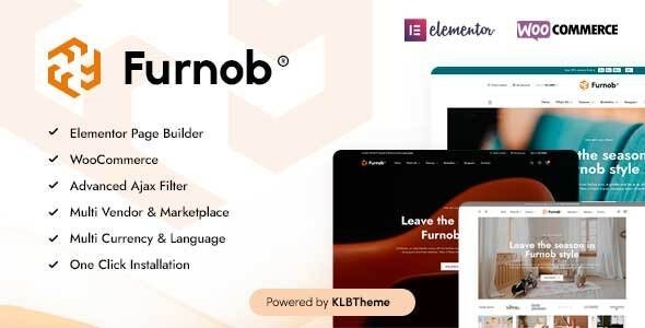 Furnob – Furniture Store WooCommerce Theme 1.5.4