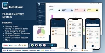 InstaHaul – Package Courier Delivery App with Admin Backend 1.2