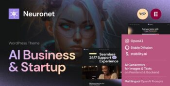 Neuronet – AI Startup WordPress Theme 1.5