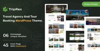TripRex - Travel Agency and Tour Booking WordPress Theme 1.3.5