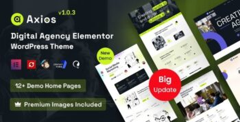 Axios - Digital Agency WordPress Theme 1.0.5