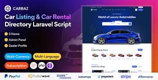 Carbaz - Car listing & Car Rental Directory Laravel Script 3.0.0