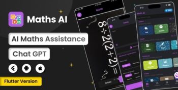 Math AI : ChatGPT | ChatBot | Flutter Android/iOS Full Application | ADMOB | Subscription Plans 1.3