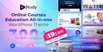 HiStudy – Online Courses & Education WordPress Theme 1.1