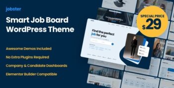 Jobster – Smart Job Board WordPress Theme 2.2