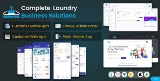 Laundry Boss - Complete Laundry Solution Mobile App with web Admin Panel, Website, Rider App 0.02