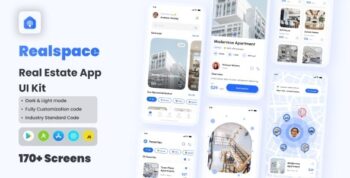 Realspace - Real Estate App React Native CLI Ui Kit
