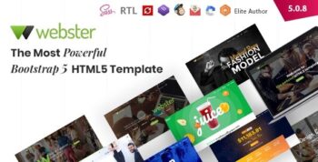 Webster - Responsive Multi-purpose HTML5 Template 5.0.8