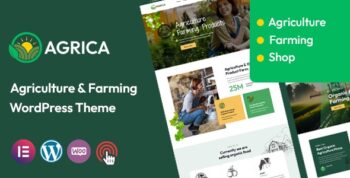 Agrica – Agriculture WordPress Theme 1.0.1