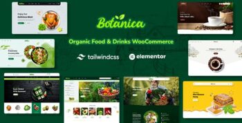 Botanica – Food & Drinks Tailwind CSS WooCommerce Theme 1.5.3