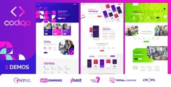 Codiqa – Software & Digital WordPress Theme 1.2.2