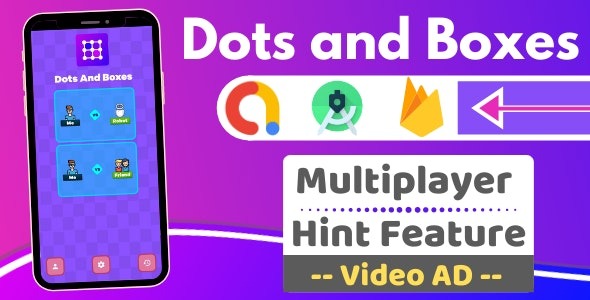 Dots and Boxes Multiplayer with Reward Video Ad 1.0.8