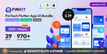 FinKit - FinTech Flutter App UI Bundle