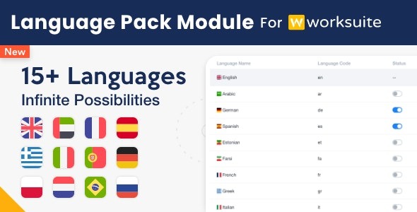 Language Pack Module for Worksuite CRM 1.1.41