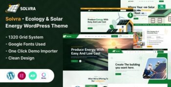 Solvra - Ecology & Solar Energy WordPress Theme 1.0.4