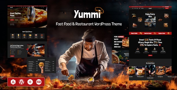 Yummi - Restaurant WordPress Theme 1.0.1