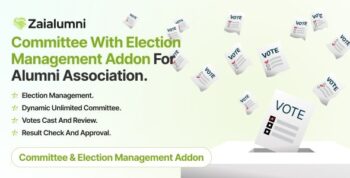 Zaialumni - Committee With Election Management Addon For Alumni Association.