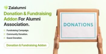 Zaialumni - Donation & Fundraising Addon For Alumni Association.