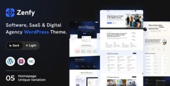 Zenfy - Software, SaaS & Digital Agency WordPress Theme 1.1